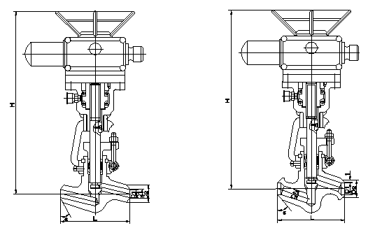 J961HY電動高溫高壓截止閥結構圖